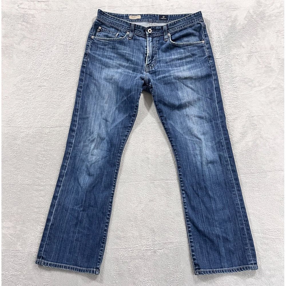 AG Adriano Goldschmied Jeans Mens 34x29.5*‎ The Protege Blue Denim Straight Leg